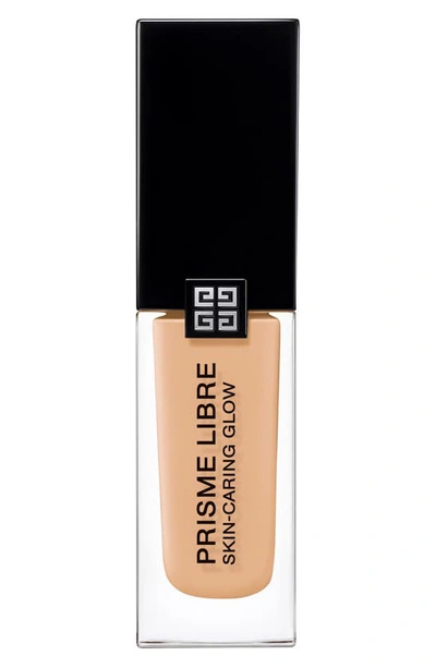 Givenchy Prisme Libre Skin-caring Glow Foundation 01-w105 1.01 oz/ 30 ml In 1-w105 Fair/warm Yellow Tones