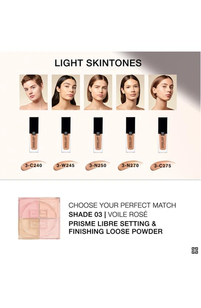 Shop Givenchy Prisme Libre Skin-caring Glow Foundation In 3-c275 Medium/rosy Cool Tones