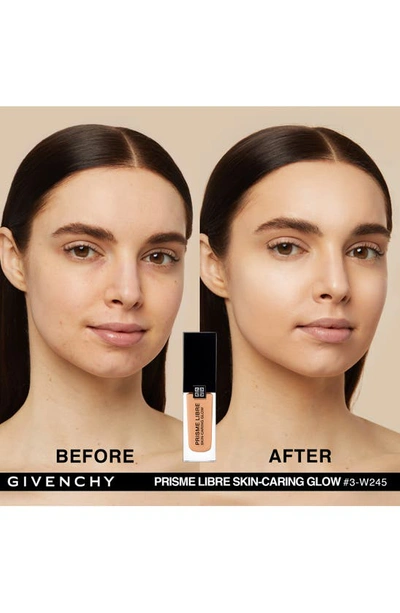 Givenchy Prisme Libre Skin-caring Glow Foundation 3-w245 1.01 oz/ 30 ml In 3-w245 Light-med/ Warm Tones