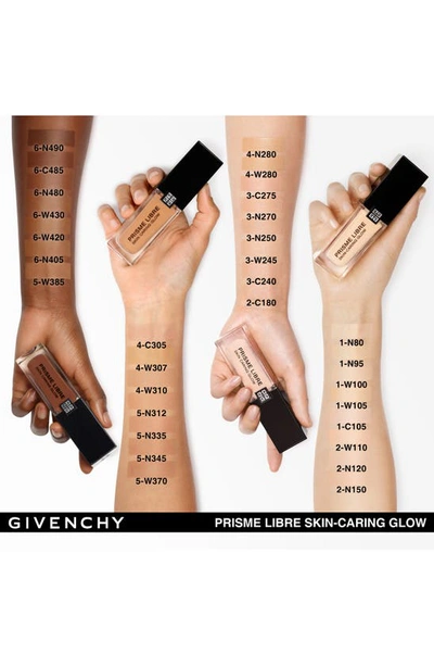 Shop Givenchy Prisme Libre Skin-caring Glow Foundation In 3-w245 Light-med/ Warm Tones
