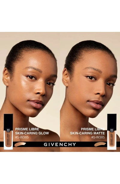 Shop Givenchy Prisme Libre Skin-caring Glow Foundation In 5-w385 Tan-deep/warm Tones