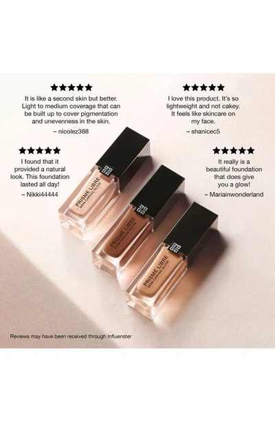 Shop Givenchy Prisme Libre Skin-caring Glow Foundation In 5-w370 Tan/warm Honey Tones