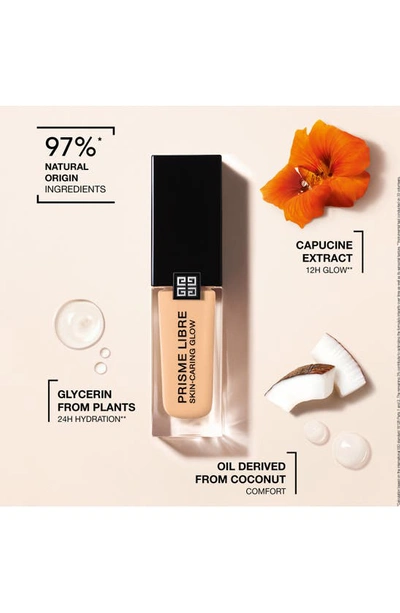Givenchy Prisme Libre Skin-caring Glow Foundation 6-c485 1.01 oz/ 30 ml In 6-c485 Deep/cool Tones