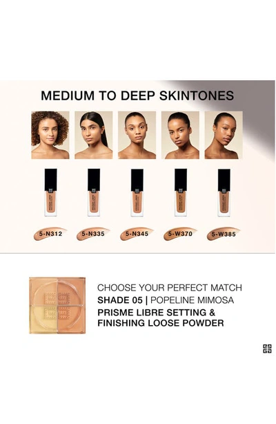 Givenchy Prisme Libre Skin-caring Glow Foundation In 5-w370 Tan/warm Honey Tones