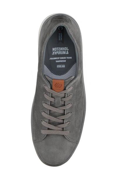 Shop Johnston & Murphy Xc4 Foust Sneaker In Gray Waterproof Nubuck
