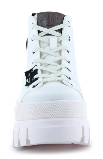 Shop Palladium Revolt Platform Sneaker In Star White / Marshmallow