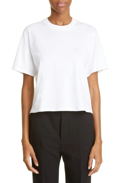 Shop Loulou Studio Telanto Supima® Cotton T-shirt In White