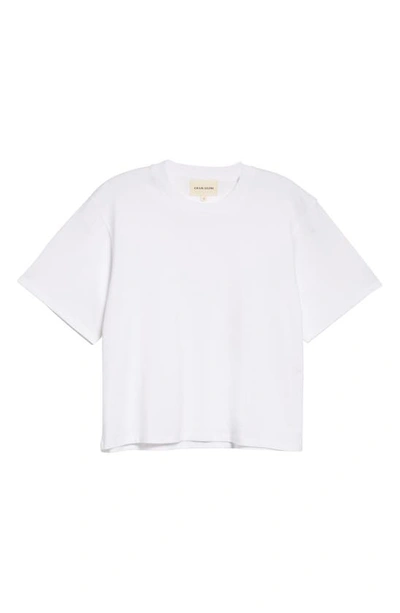 Shop Loulou Studio Telanto Supima® Cotton T-shirt In White