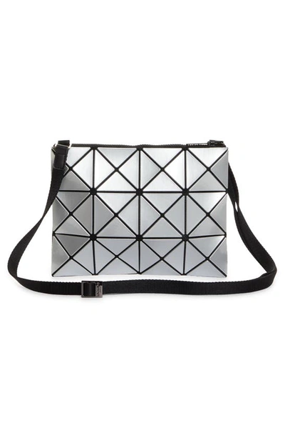 Bao Bao Issey Miyake Lucent Geometric-panel Crossbody Bag In Silver