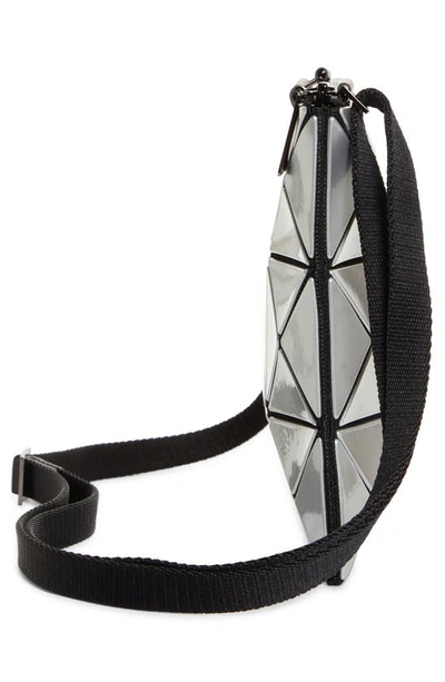 Bao Bao Issey Miyake Lucent Geometric-panel Crossbody Bag In Silver