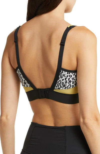 Natori Gravity Contour Underwire Sports Bra In Sav Print