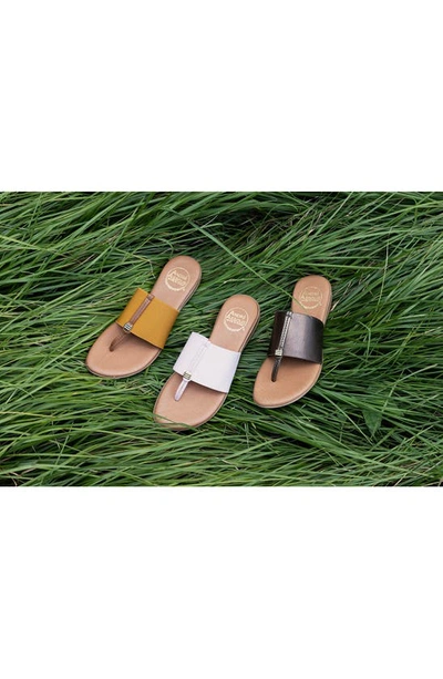 Shop Andre Assous Nice Featherweights™ Slide Sandal In Bronze