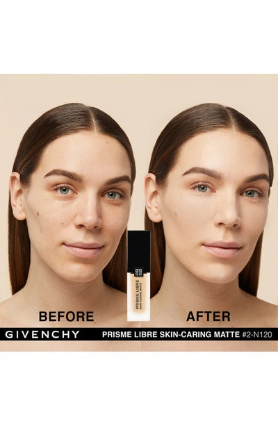 Shop Givenchy Prisme Libre Skin-caring Matte Foundation In 2-n120 Light/neutral Tones