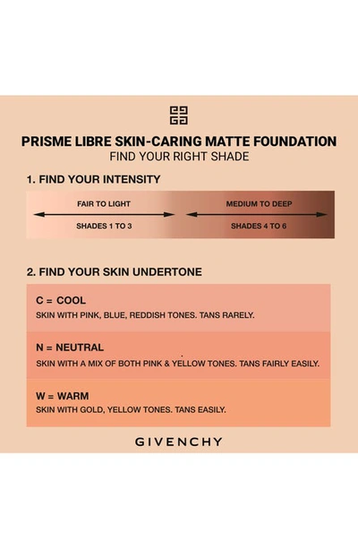Shop Givenchy Prisme Libre Skin-caring Matte Foundation In 2-n120 Light/neutral Tones