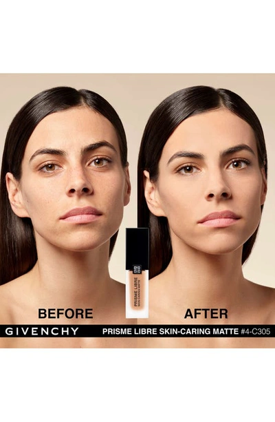 Shop Givenchy Prisme Libre Skin-caring Matte Foundation In 4-c305 Medium/rosy Cool Tones