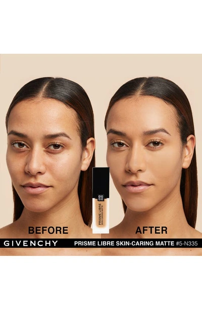 Shop Givenchy Prisme Libre Skin-caring Matte Foundation In 5-n335 Tan/balanced Neut Tones