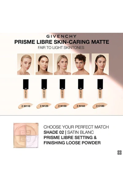 Shop Givenchy Prisme Libre Skin-caring Matte Foundation In 2-n160 Light-golden/neut Tones