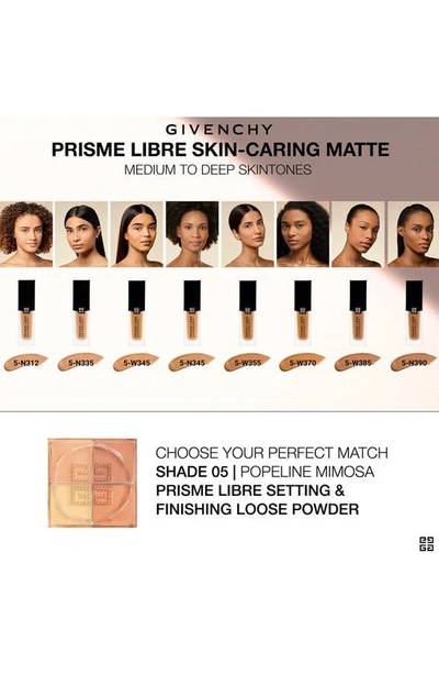 Shop Givenchy Prisme Libre Skin-caring Matte Foundation In 5-n335 Tan/balanced Neut Tones