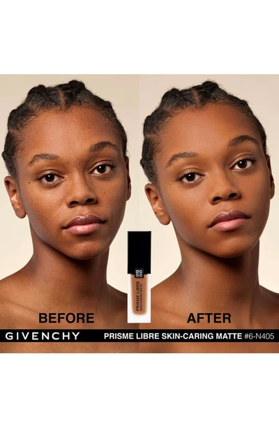 Shop Givenchy Prisme Libre Skin-caring Matte Foundation In 6-n405 Tan-deep/neutral Tones