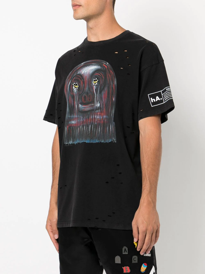 Shop Haculla Graphic-print T-shirt In Black