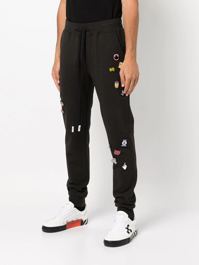 Haculla Decorative-pin Detail Track Pants In Black