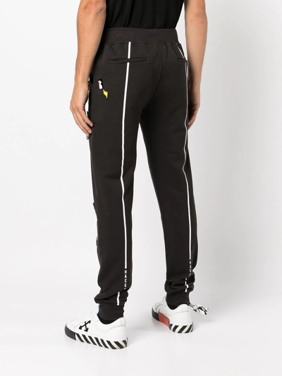 Haculla Decorative-pin Detail Track Pants In Black
