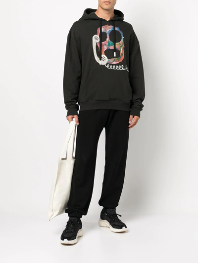 Shop Haculla Graphic-print Hoodie In Black