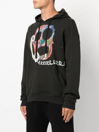 Shop Haculla Graphic-print Hoodie In Black