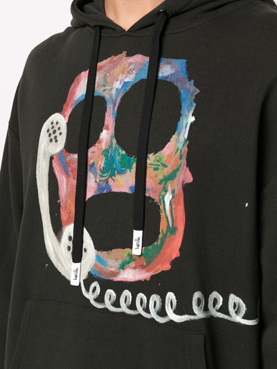 Shop Haculla Graphic-print Hoodie In Black