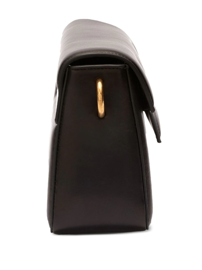 Off-white Logo-print Shoulder Bag In Black
