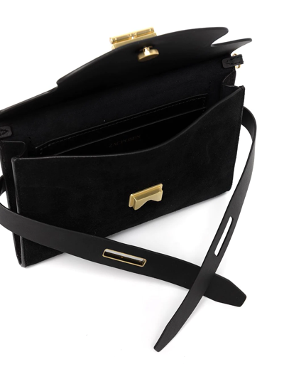 Shop Zac Zac Posen Brigette Belted Clutch Bag In Black