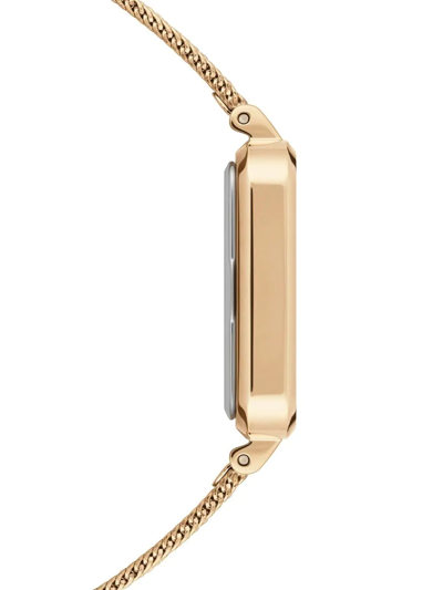 Daniel Wellington Quadro Pressed Evergold Watch In Schwarz