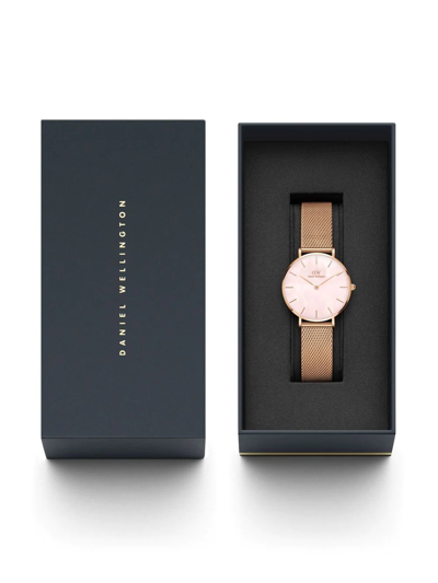 Daniel Wellington Petite Melrose 32mm Watch In Rosa