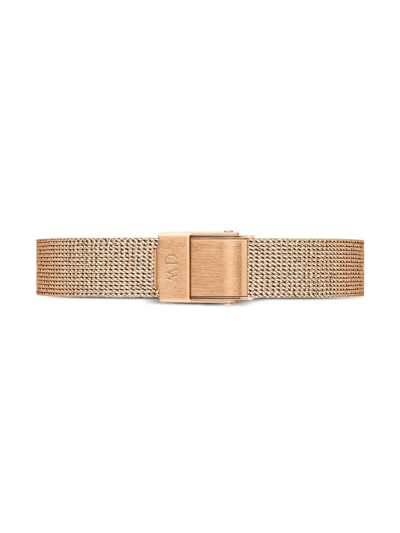 Daniel Wellington Quadro Pressed Melrose Watch In Rosa