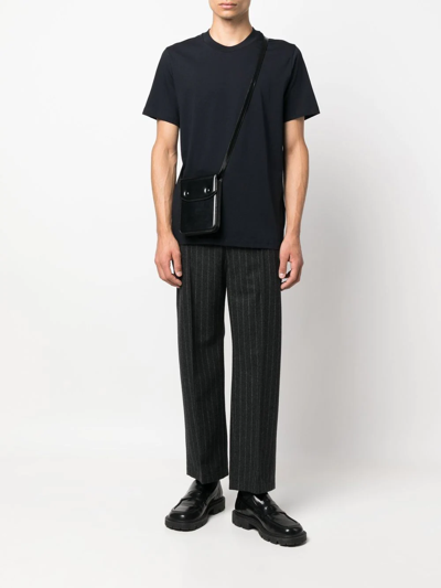 Jil Sander Round-neck Short-sleeve T-shirt In Blau