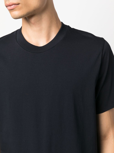Jil Sander Round-neck Short-sleeve T-shirt In Blau