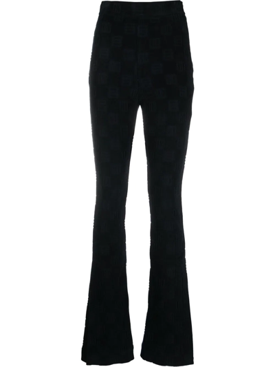Shop Ambush High-waist Flared Trousers In Black