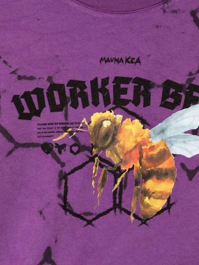 Mauna Kea Graphic-print Cotton T-shirt In Violett