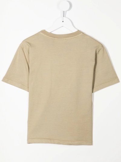 Mauna Kea Graphic Print Cotton T-shirt In Braun