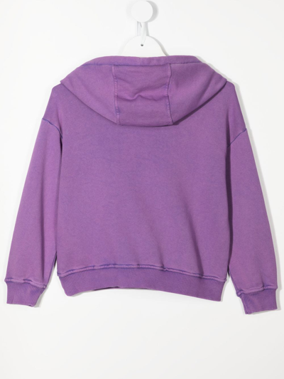 Mauna Kea Graphic-print Hoodie In Violett