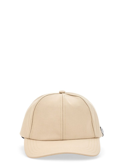 Shop Mackintosh Logo Patch Baseball Cap In Beige