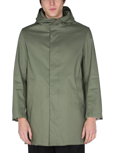 Shop Mackintosh Chryston Hooded Jacket In Green