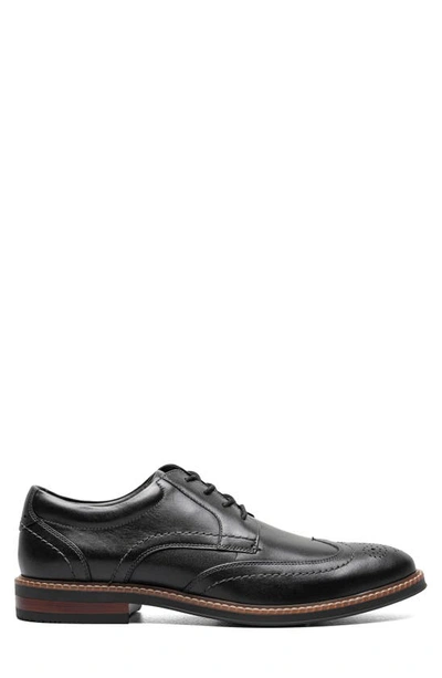 Shop Nunn Bush Calderone Wingtip Derby In Black