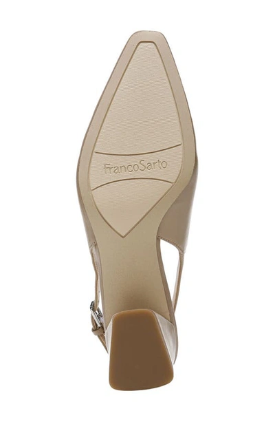 Shop Franco Sarto Jacer Slingback Pump In Light Mocha