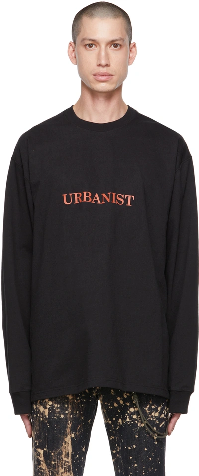 Shop Song For The Mute Black 'urbanist' Sweatshirt
