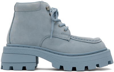 Eytys Blue Tribeca Boots In Sky Blue | ModeSens