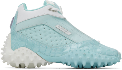 Shop Eytys Blue Aphex Sneakers In Cool Mint