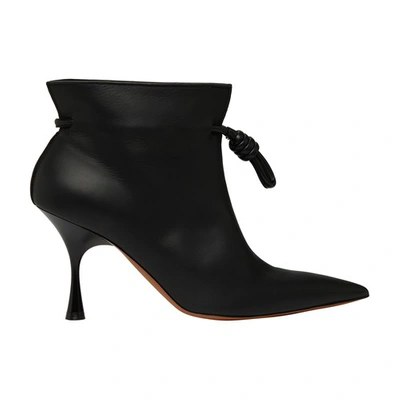 Shop Loewe Flamenco Ankle Boots In Black