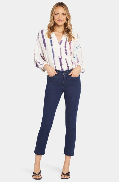 Nydj High Waist Ankle Relaxed Straight Leg Jeans In Mystique