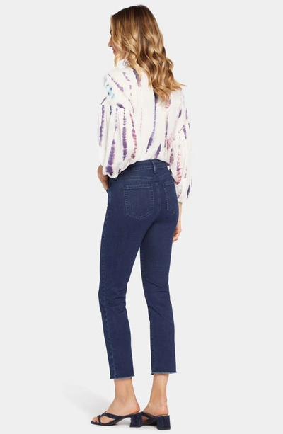 Nydj High Waist Ankle Relaxed Straight Leg Jeans In Mystique